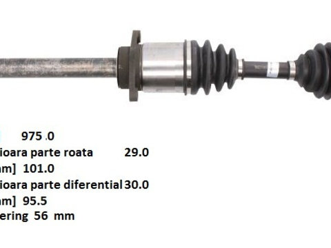 Planetara dreapta Nissan X trail , Qashqai , Renault Koleos CV Automata