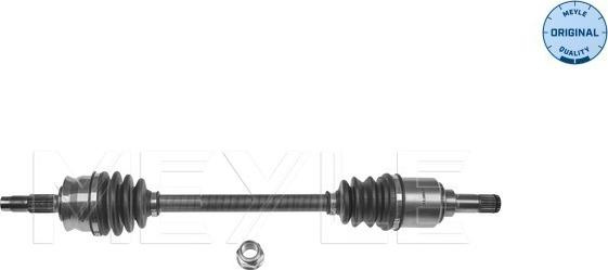 Planetara Drive axle shaft front L 972mm FIAT 500 500 C FORD KA 1.2-1.2LPG 07.07- Meyle 214 498 0087