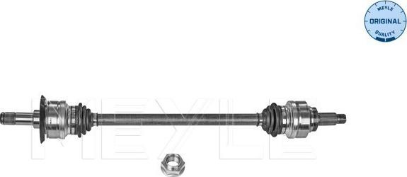 Planetara Drive axle shaft rear R 793mm BMW 1 F20 1 F21 2 F22 F87 2 F23 3 F30 F80 3 F31 3 GRAN TURISMO F34 4 F32 F82 4 F33 BMW 4 (F32, F82), Compartiment, 07.2013 - Meyle 314 498 0029