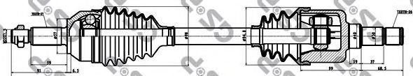 Planetara FORD MONDEO Mk III combi (BWY) (2000 - 2