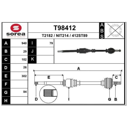 Planetara Nissan Qashqai / Qashqai +2 1 (J10, 1.6, Fata, Dreapta, EAI