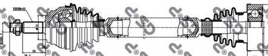 Planetara VW GOLF III Cabriolet 1E7 GSP 261002