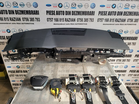 Plansa Bord Kit Airbag Audi A6 S6 4K C8 Allroad An 2018-2021 Volan Stanga Impecabila Completa