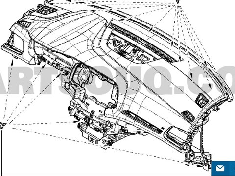 PLANSA BORD RENAULT MEGANE IV AN 2019 PRODUS NOU ORIGINAL CU GARANTIE