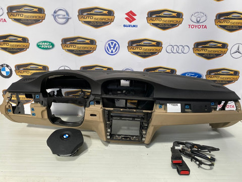 Plansa bord+set airbag-uri+centuri BMW E90 model cu navigatie