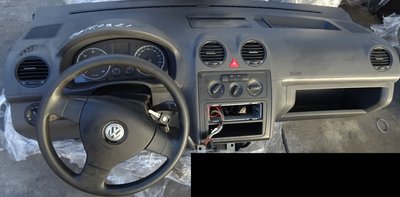 Plansa de bord Volkswagen Caddy din 2008 cu airbag