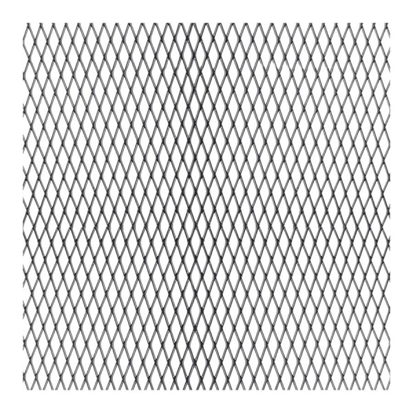 Plasa Tuning Aluminiu Negru 100x25cm Automax 9768