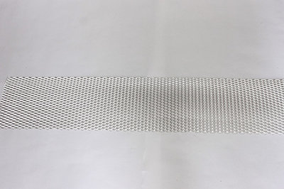 Plasa tuning culoare (aluminiu) romb mare 100 x 20
