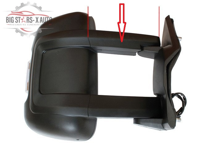 Plastic capac de sus oglinda Citroen Jumper Anul de productie 2006- 2023 partea stanga pentru brat lung