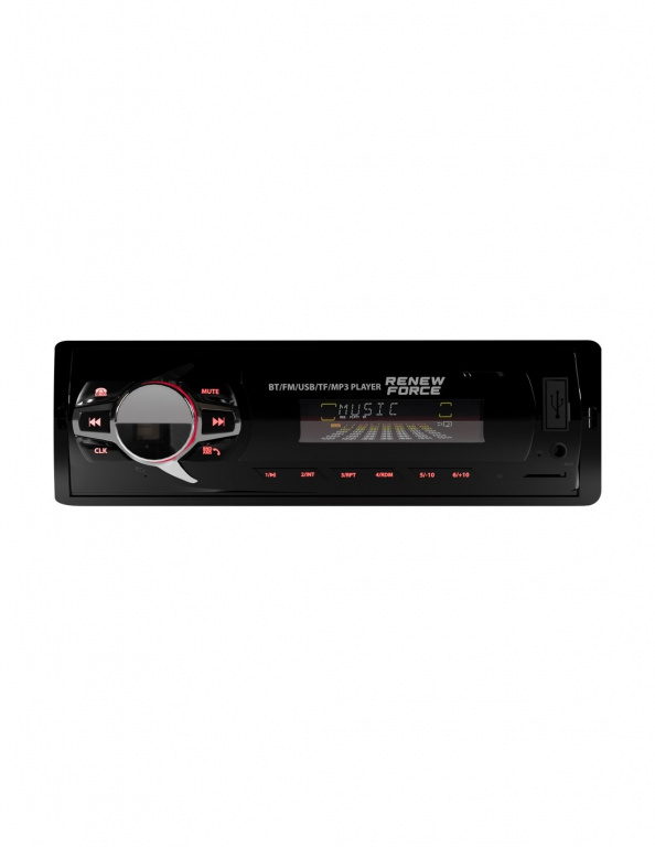 Player Auto dimensiune 1DIN, 4 x 50W, model 7011A, cu Radio, MP3, AUX, Card, Telecomanda AVX-WT-7011A