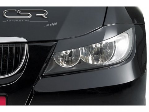 Pleoape faruri BMW E90/E91 Sedan Touring negru