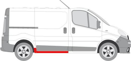 Podea RENAULT TRAFIC II Autobus JL Producator BLIC 6505-06-6061502P