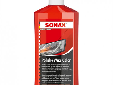 Polish cu Ceara Sonax Nanopro Rosu 500Ml 08727