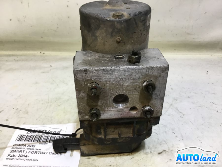 Pompa ABS 0265215499 0273004530 Smart FORTWO Cabrio 2004