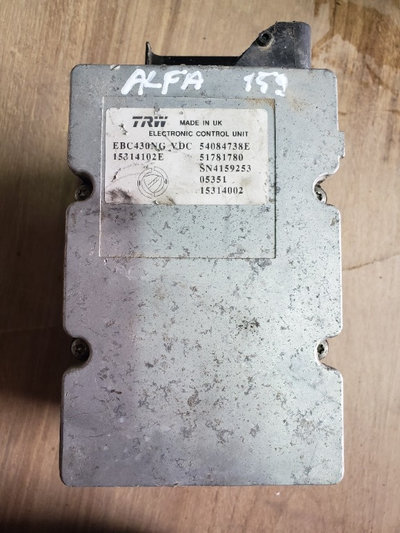 Pompa ABS Alfa Romeo 159 (54084738E/15314102E