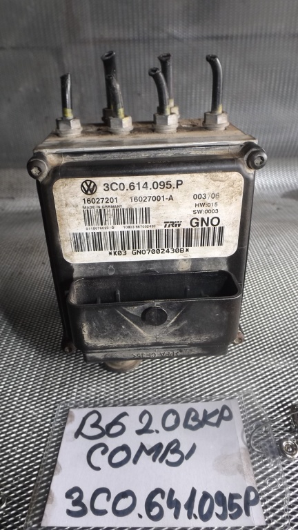 POMPA ABS CU ESP 3C0641095P VW PASSAT B6 2.0 TDI 2008 BKP 140 CAI BREAK relist