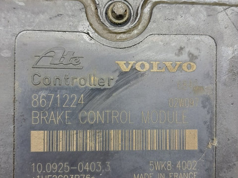 Pompa ABS Volvo V70 S60 8671224, P08671223
