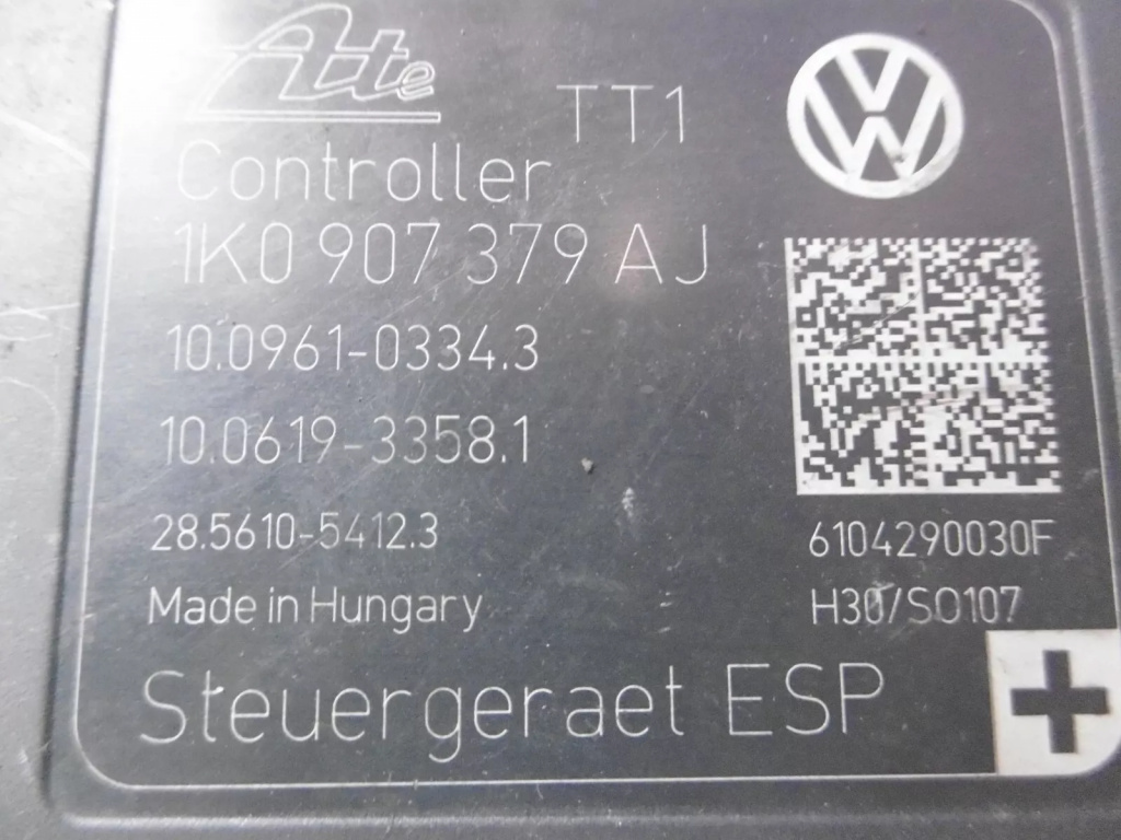 Pompa ABS VW Golf VI Variant 2009/07-2013/07 1.4 TSI 118KW 160CP Cod 1k0907379AJ
