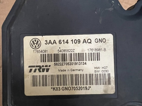 Pompa ABS VW Passat B7 2010 - 2015 COD : 3AA614109AQ / 3AA 614 109 AQ