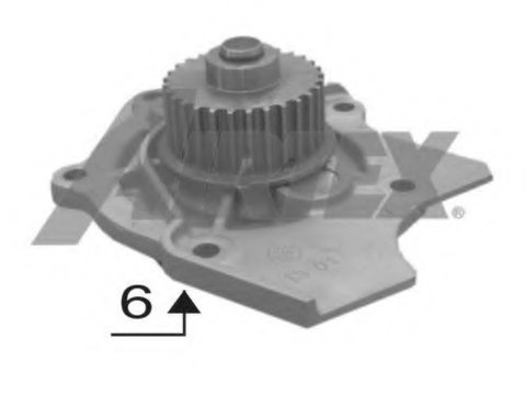 Pompa apa 1958 AIRTEX pentru Vw Passat Vw Sharan Seat Alhambra Skoda Superb Audi Tt Audi A6 Vw Jetta Vw Vento Vw Tiguan Audi Q5 Vw Cc Vw Beetle Vw Novo Audi Q3 Vw Amarok Audi A8 Audi A3 Audi A4 Vw Multivan Audi A5 Seat Leon Vw Eos Seat Exeo Seat Alte