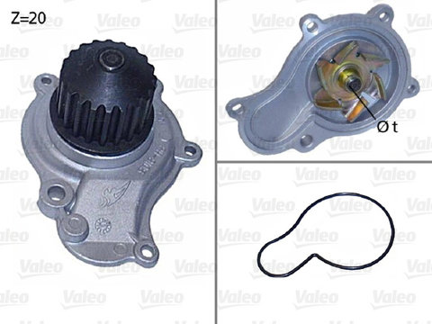 Pompa apa (506605 VALEO) CHRYSLER,DODGE,JEEP,PLYMOUTH