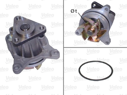 Pompa apa 506694 VALEO pentru Mazda 6 Mazda 5 Volvo Xc60 Volvo S80 Ford S-max Ford Mondeo Ford Focus Land rover Freelander Land rover Lr2 Ford Fusion Mazda Atenza Mazda Mpv Mazda 3 Mazda Axela Ford Escape Ford Maverick Mazda Tribute Volvo S40 Volvo V