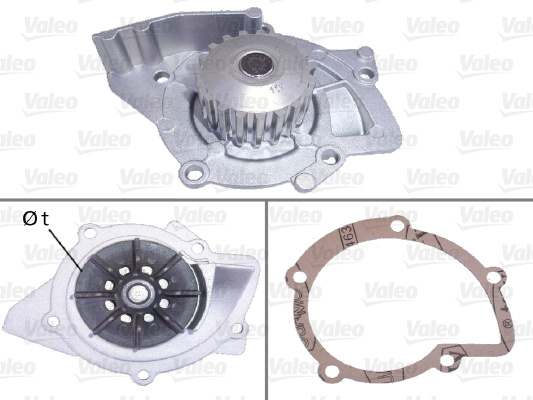 Pompa apa (506719 VALEO) BEDFORD,Citroen,FIAT,FORD,FORD AUSTRALIA,LANCIA,PEUGEOT,VOLVO