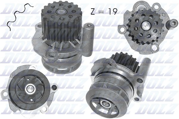 Pompa apa A251 DOLZ pentru Ford Galaxy Vw Passat Seat Alhambra Skoda Octavia Vw Tiguan Vw Cc Audi A4 Vw Golf Vw Bora Vw Jetta Audi A6 Seat Leon Audi A3 Vw Sharan Seat Toledo Skoda Superb Vw Touran Vw Rabbit Seat Altea Seat Ibiza Vw Vento Mitsubishi G