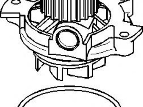 Pompa apa AUDI 100 limuzina (4A, C4), AUDI 100 Avant (4A, C4) - TOPRAN 107 344