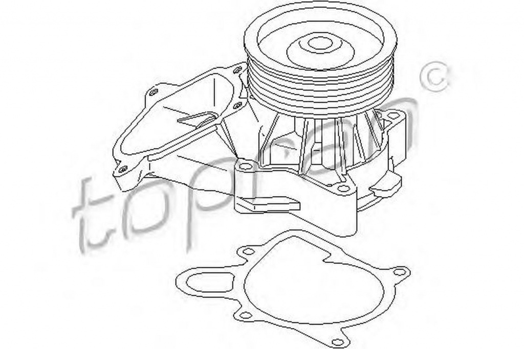 Pompa apa BMW 1 E87 TOPRAN 501440