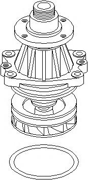 Pompa apa BMW 3 Compact (E36), BMW 3 limuzina (E36), OPEL OMEGA B combi (21_, 22_, 23_) - TOPRAN 205 305