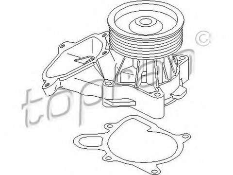 Pompa apa BMW 6 E63 TOPRAN 501440 PieseDeTop