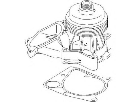 Pompa apa BMW 7 limuzina (E38), BMW 5 limuzina (E39), BMW 5 Touring (E39) - TOPRAN 500 311