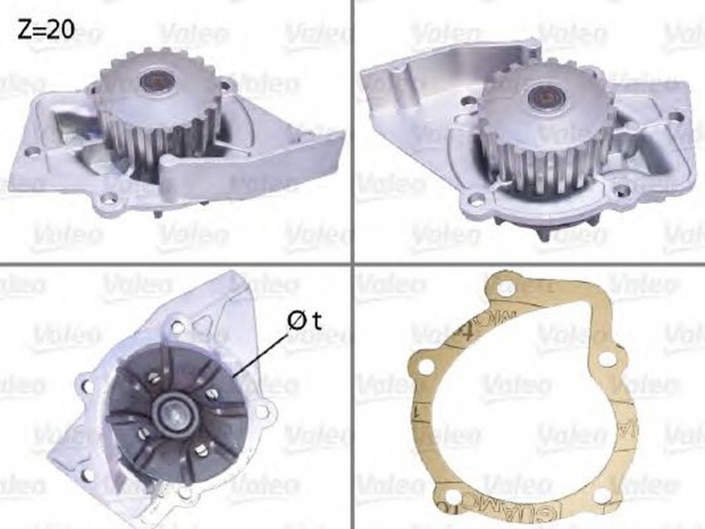 Pompa apa CITROEN C15 VD- VALEO 506575