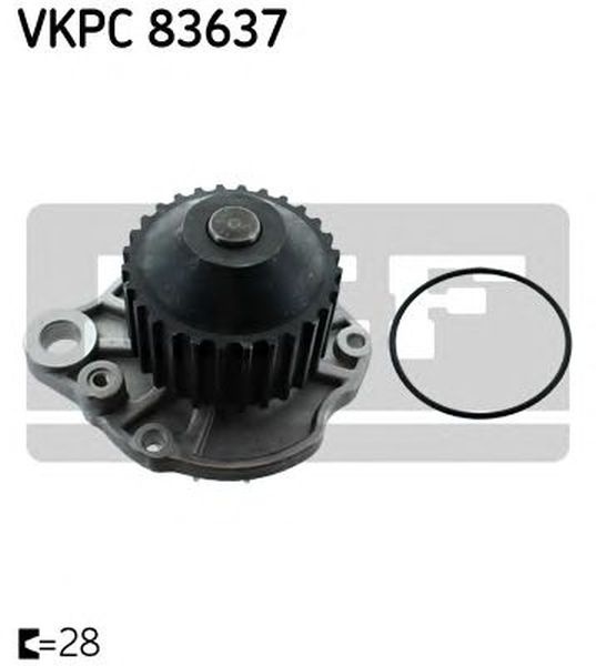 Pompa apa Citroen XANTIA Break X2 SKF VKPC83637