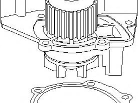 Pompa apa Citroen XANTIA (X1), Citroen ZX (N2), PEUGEOT 306 hatchback (7A, 7C, N3, N5) - TOPRAN 721 217