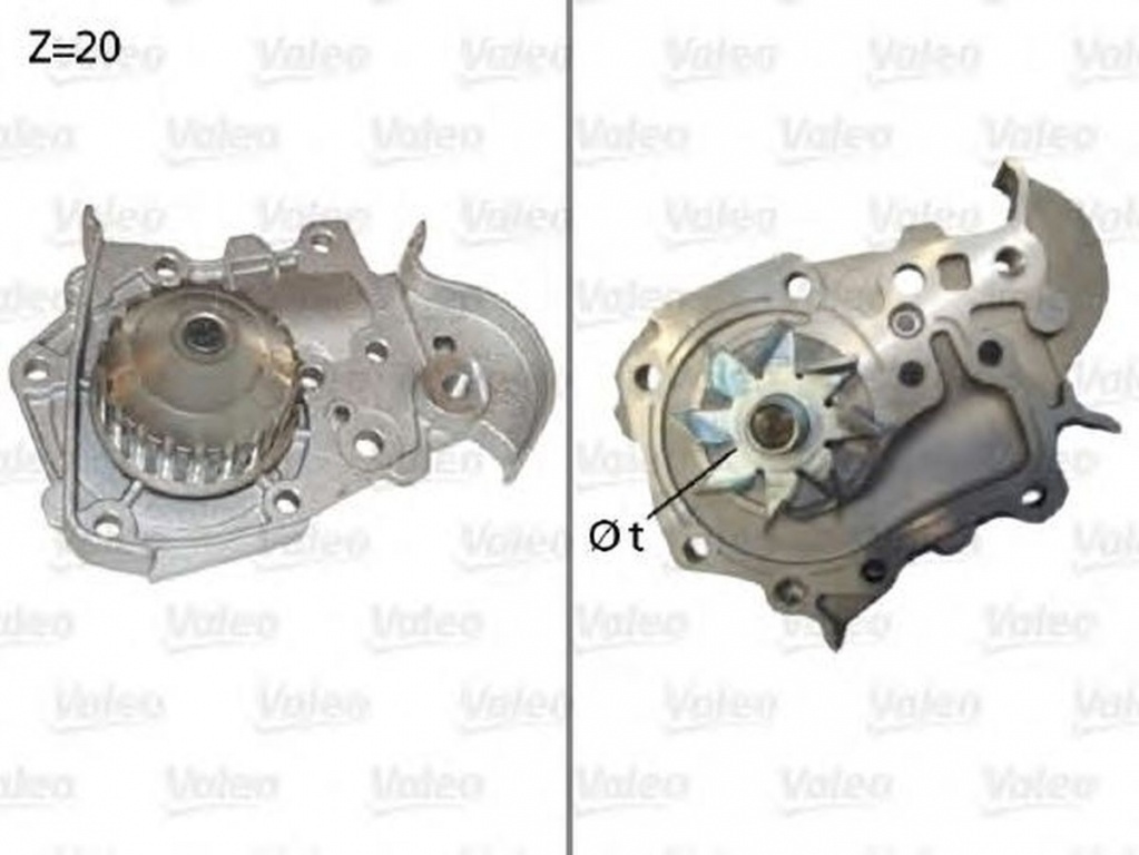 Pompa apa DACIA LOGAN MCV KS VALEO 506573 PieseDeTop