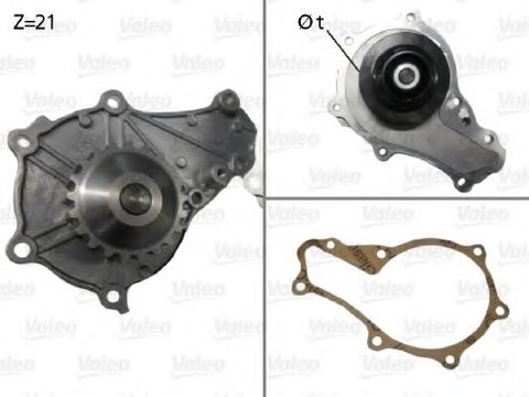 Pompa apa FORD FIESTA V (JH_, JD_) (2001 - 2010) VALEO 506714