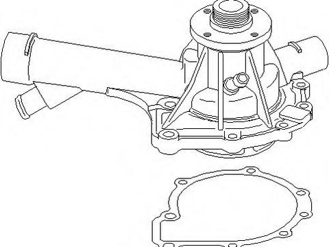 Pompa apa MERCEDES-BENZ COUPE (C124), MERCEDES-BENZ limuzina (W124), MERCEDES-BENZ KOMBI Break (S124) - TOPRAN 400 406