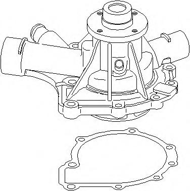 Pompa apa MERCEDES-BENZ E-CLASS limuzina (W210), MERCEDES-BENZ C-CLASS Break (S202), MERCEDES-BENZ E-CLASS Break (S210) - TOPRAN 401 176