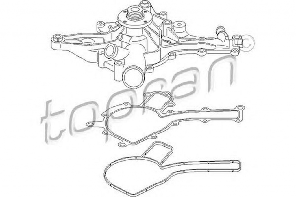 Pompa apa MERCEDES-BENZ VIANO W639 TOPRAN 401178