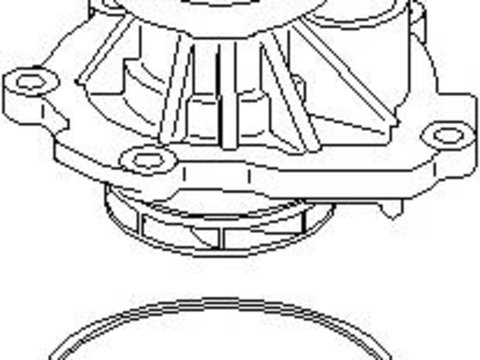 Pompa apa OPEL ASTRA G hatchback (F48_, F08_), OPEL ASTRA G combi (F35_), OPEL ASTRA G limuzina (F69_) - TOPRAN 207 158