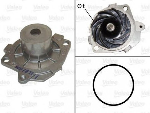 Pompa apa OPEL ASTRA H GTC L08 VALEO 506590 PieseDeTop