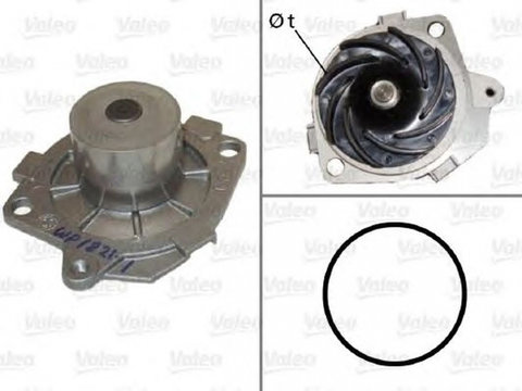Pompa apa OPEL ASTRA H TwinTop L67 VALEO 506590 PieseDeTop