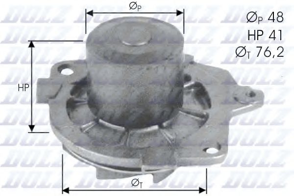 Pompa apa OPEL SIGNUM (2003 - 2016) DOLZ S314