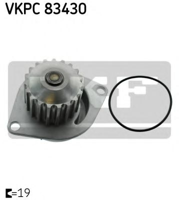 Pompa apa PEUGEOT 307 Estate (3E) (2002 - 2016) SKF VKPC 83430