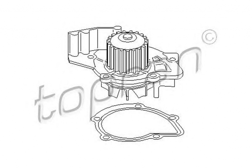 Pompa apa PEUGEOT 807 E TOPRAN 721219 PieseDeTop