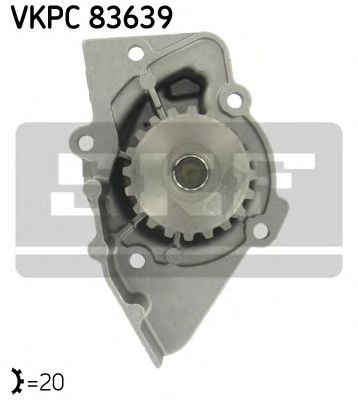 Pompa apa PEUGEOT BOXER caroserie (230L) (1994 - 2002) SKF VKPC 83639