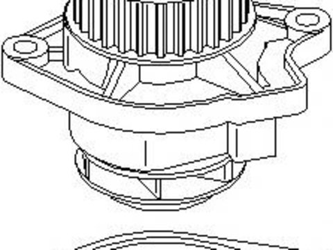 Pompa apa SEAT CORDOBA limuzina (6K1, 6K2), VW POLO (6N1), SEAT IBIZA Mk II (6K1) - TOPRAN 108 265