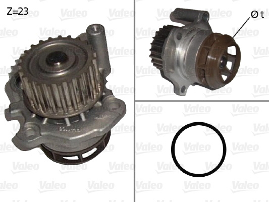 Pompa apa # Seat Exeo 2009 2010 2011 2012 2013 2014 2015 2016 2017 2018 2019 2020 2021 2022 2023 2024 2025 # 506876 # VALEO
